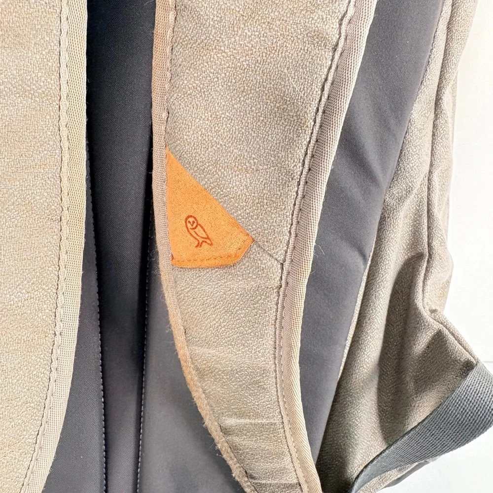 Bellroy Classic Backpack Tan Charcoal Two-Tone Laptop Bag Woven Fabric